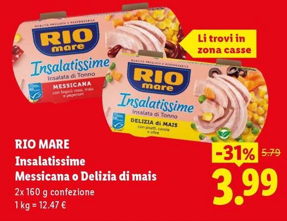 Rio Mare - Insalatissime Messicana O Delizia Di Mais