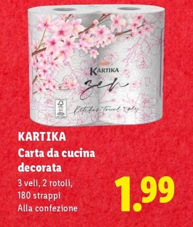 Kartika - Carta Da Cucina Decorata