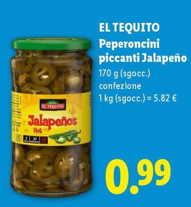 El Tequito - Peperoncini Piccanti Jalapeño