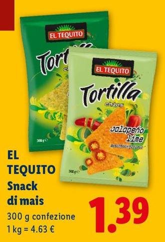 El Tequito - Snack Di Mais