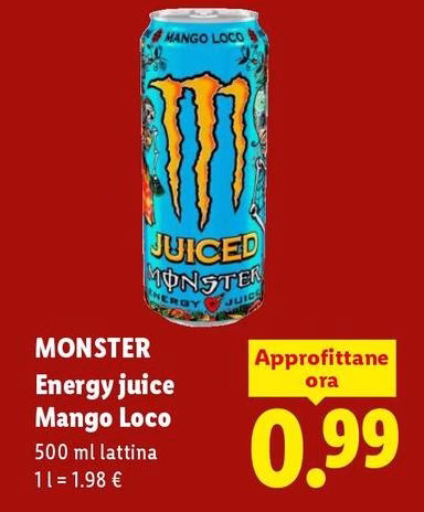 Monster - Energy Juice Mango Loco