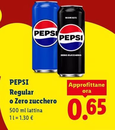 Pepsi - Regular O Zero Zucchero