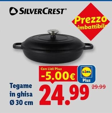 Silvercrest - Tegame In Ghisa Ø 30 Cm