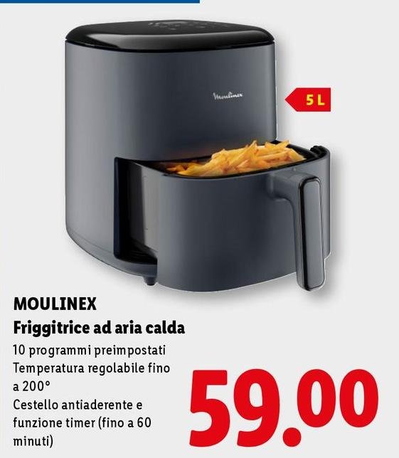 Moulinex - Friggitrice Ad Aria Calda