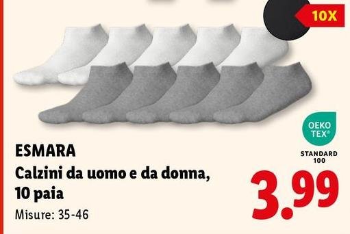 Esmara - Calzini Da Uomo E Da Donna, 10 Paia