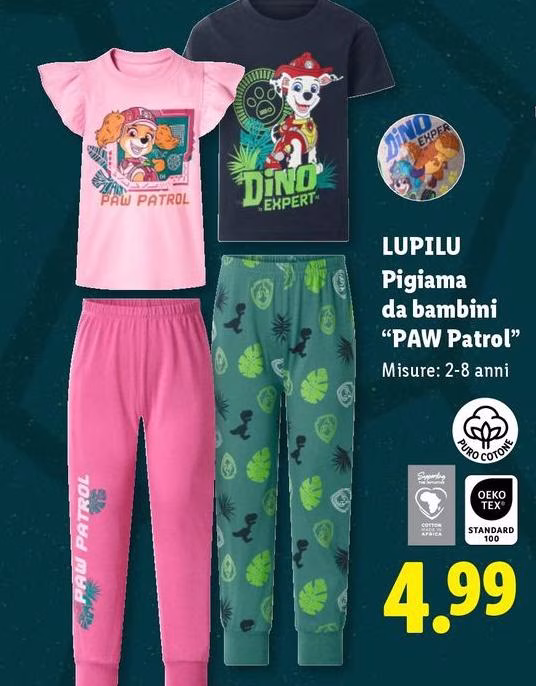Lupilu - Pigiama Da Bambini "Paw Patrol"