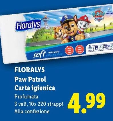 Floralys - Paw Patrol Carta Igienica