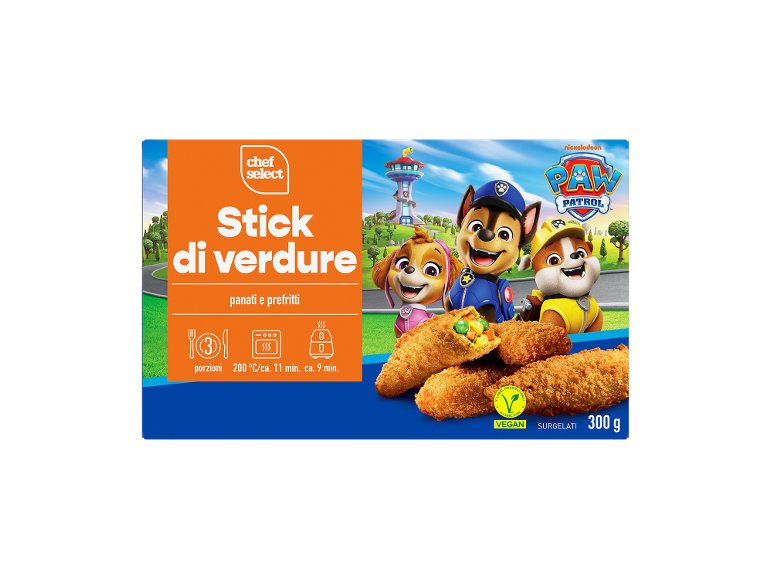 Paw Patrol Stick di verdure