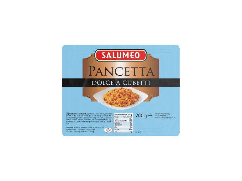 Cubetti di pancetta dolce