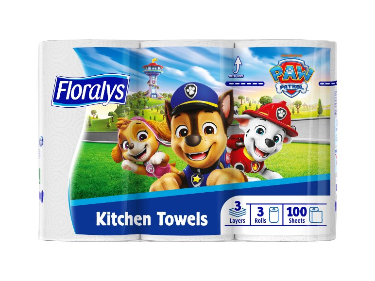Paw Patrol carta da cucina decorata