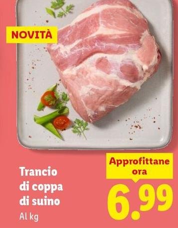 Trancio Di Coppa Di Suino