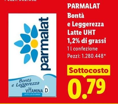 Parmalat - Bontà E Leggerezza Latte UHT