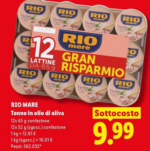 Rio Mare - Tonno In Olio Di Oliva