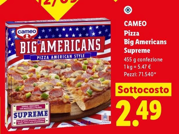 Cameo - Pizza Big Americans Supreme