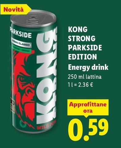 Kong Strong Parkside Edition - Energy Drink