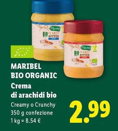 Maribel - Bio Organic Crema Di Arachidi Bio