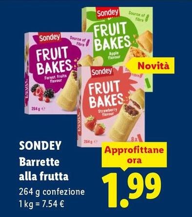 Sondey - Barrette Alla Frutta