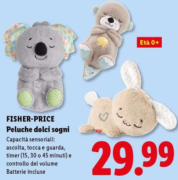 Fisher Price - Peluche Dolci Sogni