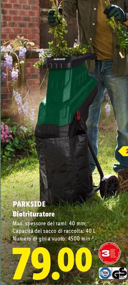 Parkside - Biotrituratore