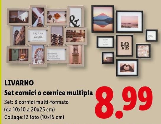 Livarno Home - Set Cornici O Cornice Multipla