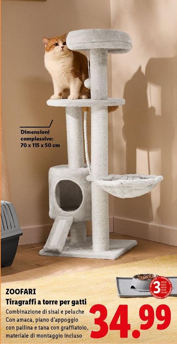 Zoofari - Tiragraffia Torre Per Gatti