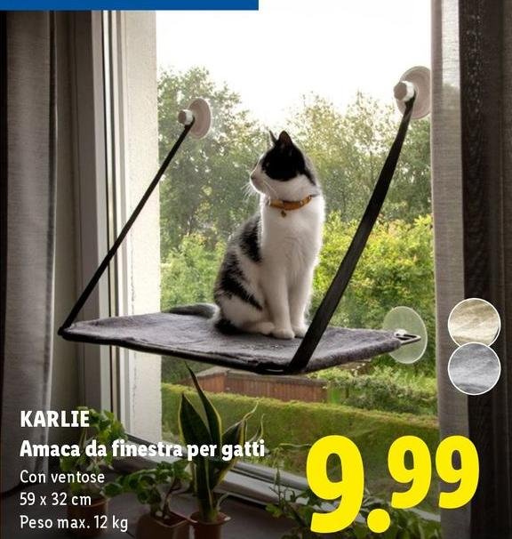 Karlie - Amaca Da Finestra Per Gatti