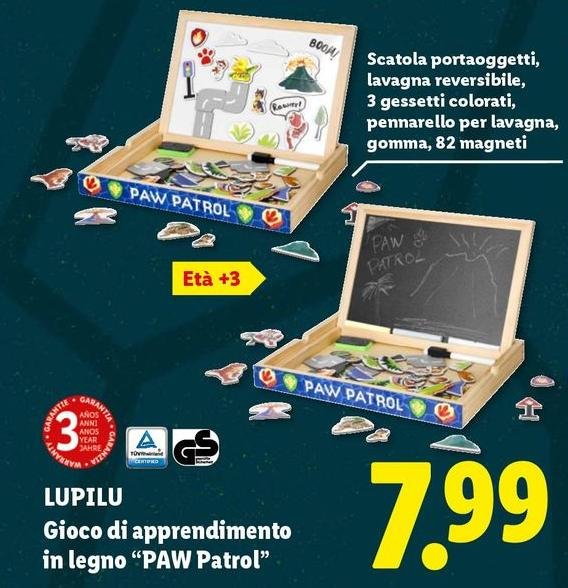 Paw Patrol - Gioco Di Apprendimento In Legno