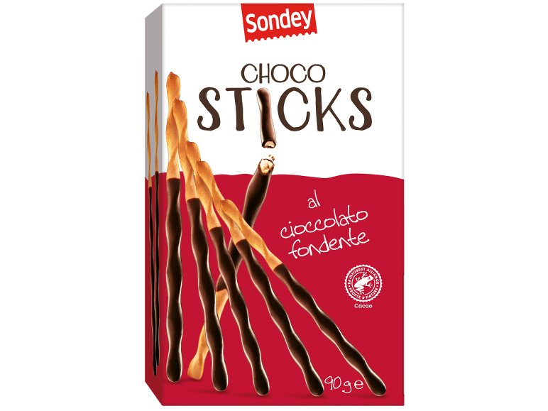 Bastoncini ricoperti di cioccolato