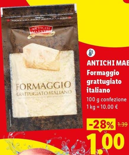 Antichi sapori - Formaggio Grattugiato Italiano