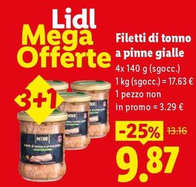 Mega - Filetti Di Tonno A Pinne Gialle