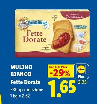 Mulino Bianco - Fette Dorate