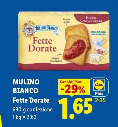 Mulino Bianco - Fette Dorate