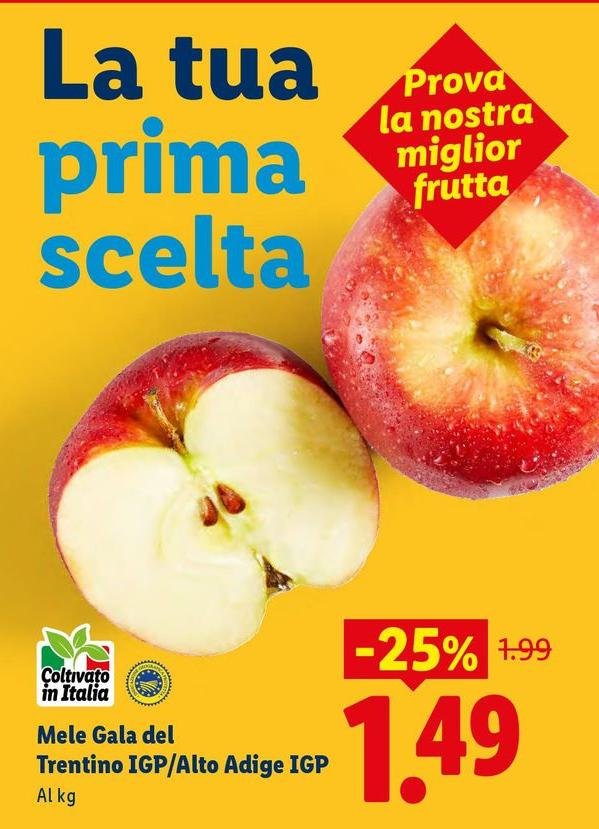 Trentino - Mele Gala Del  IGP/ Alto Adige IGP