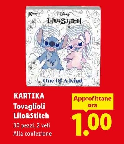 Kartika - Tovaglioli Lilo&Sitch
