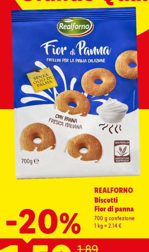 Realforno - Biscotti Fior Di Panna