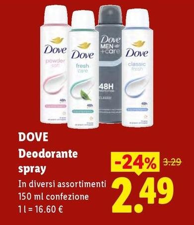 Dove - Deodorante Spray