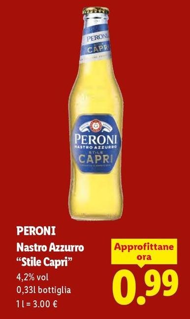 Peroni - Nastro Azzurro Stile Capri
