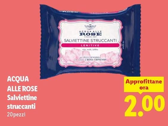 Acqua Alle Rose - Salviettine Struccanti