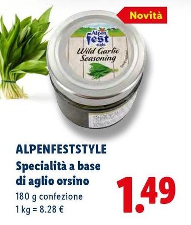Alpen fest - Specialita A Base Di Aglio