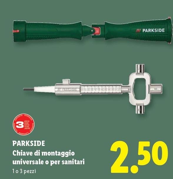 Parkside - Chiave Di Montaggio Universale O Per Sanitari