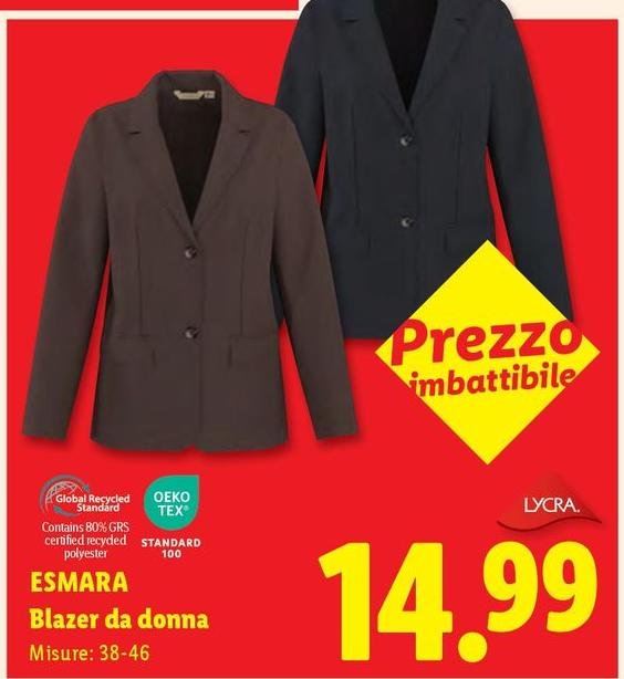 Oeko Tex - Blazer Da Donna