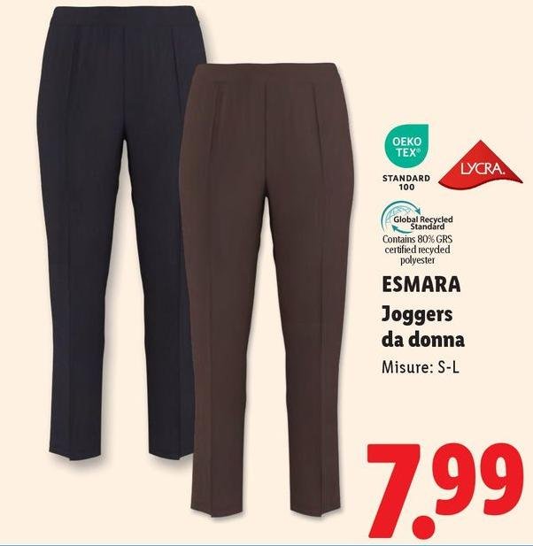 Oeko Tex - Joggers Da Donna
