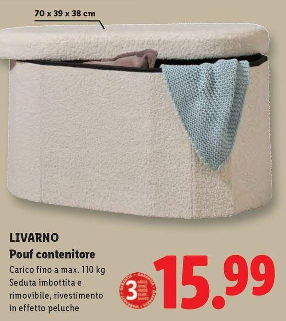 Max - Pouf Contenitore