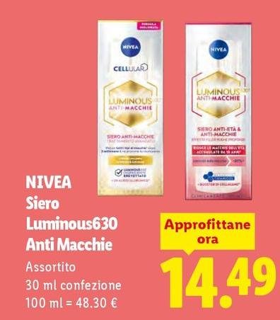 Nivea - Siero Luminous630 Anti Macchie