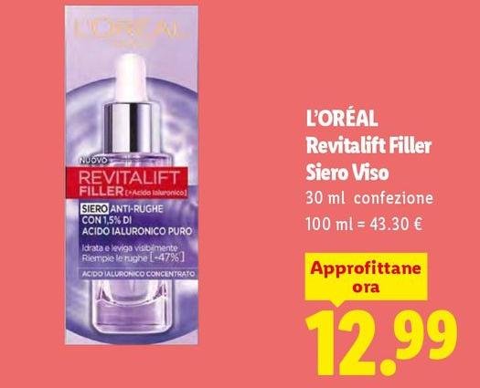 L'Oreal - Revitalift Filler Siero Viso