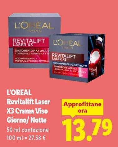 L'Oreal - Revitalift Laser X3 Crema Viso Giorno/Notte