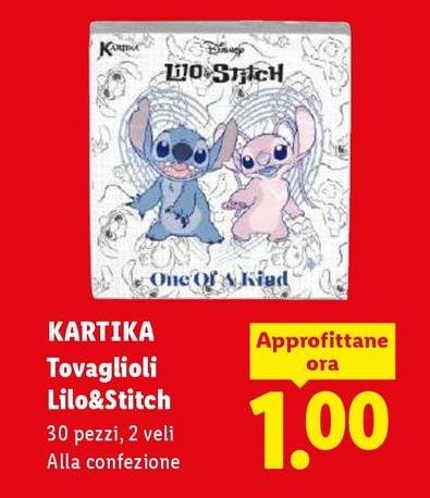 Kartika - Tovaglioli Lilo&Stich