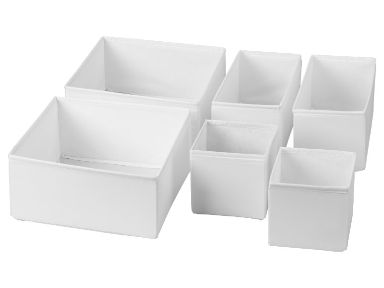Box portaoggetti, 6 pezzi