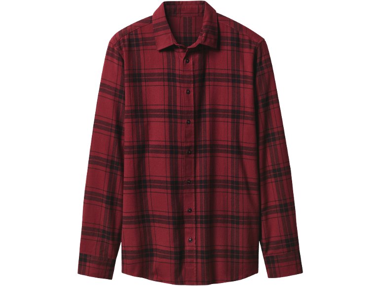 Camicia in flanella da uomo