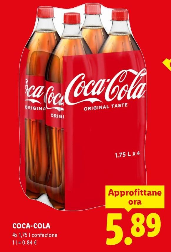 Coca Cola - 4x 1,75 L